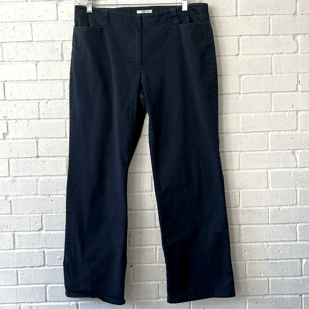 First Issue Women's Boyfriend Jeans in Blue Denim Size 16 Wide Straight Leg.